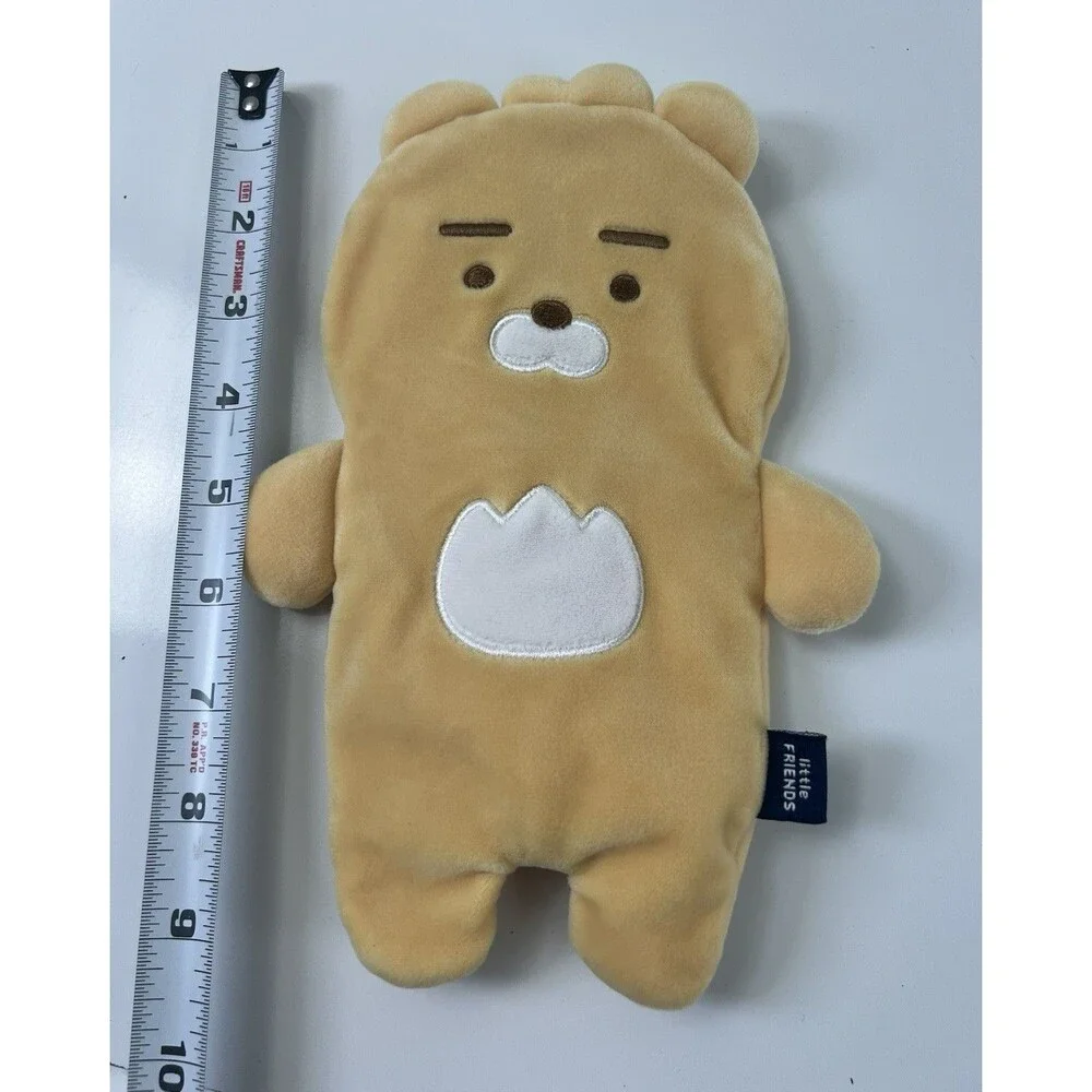 Kakao Ryan Little Friends Pencil Case Zipper Pouch Baby Ryan Bear Soft Plush Zip